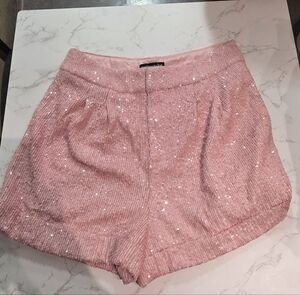 NWT Generation Love Belle pink sequin shorts size medium!!